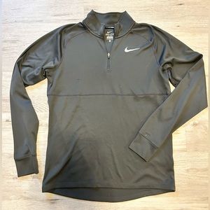 Nike Running Large Grey Quarter Zip Pullover